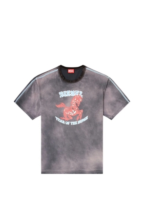 Diesel Cl-T-Boxt horse-graphic T-shirt - Grey