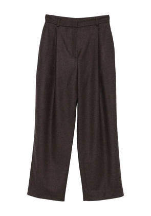 Kiton pleated wool trousers - Brown