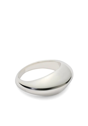 LEMAIRE Chunky Drop brass ring - Silver
