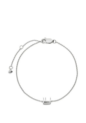 Monica Vinader Initial E chain bracelet - Silver
