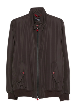 Kiton zip-up pocket jacket - Brown