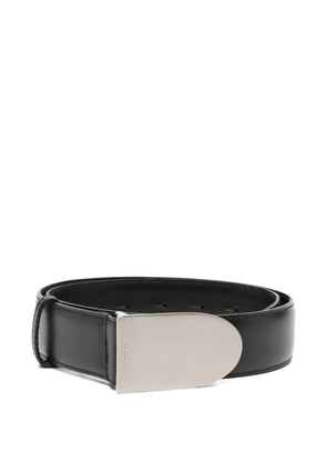 BETTTER buckled leather belt - Black