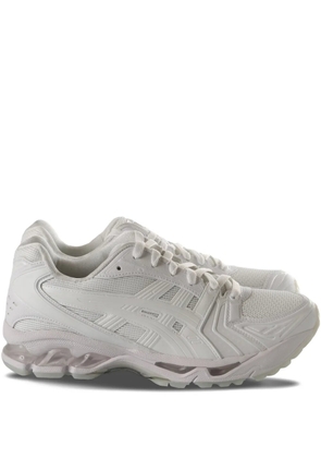 ASICS logo detail leather sneakers - White