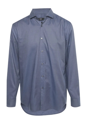 BOSS Jason cotton shirt - Blue