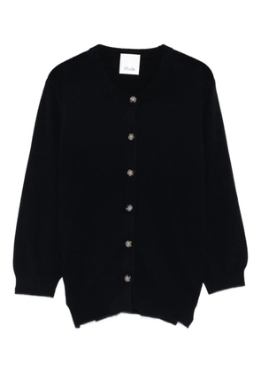 Allude button cardigan - Black