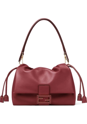 FENDI medium Mamma Baguette ff-buckle tote bag - Red