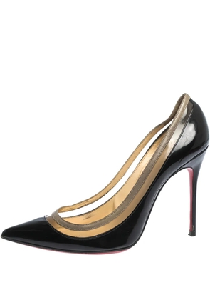 Christian Louboutin Pre-Owned 100mm Paulina patent-leather pumps - Black