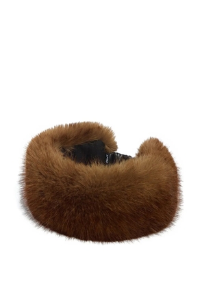 Apparis Eleni faux-fur headband - Brown