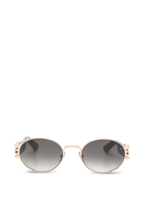 Maybach eyewear The Drive I oval-frame sunglasses - Gold