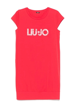 LIU JO logo-print mini dress - Red