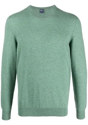 Fedeli fine knit cashmere jumper - Green