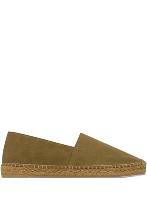 Saint Laurent cotton espadrilles - Brown
