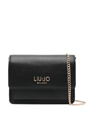 LIU JO logo-lettering cross body bag - Black