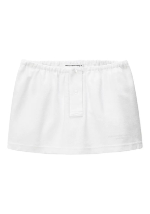 Alexander Wang elasticated-waistband buttoned skirt - White