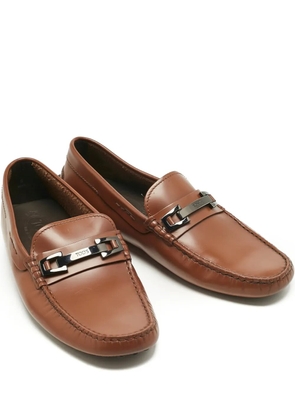Tod's Gommino leather loafers - Brown