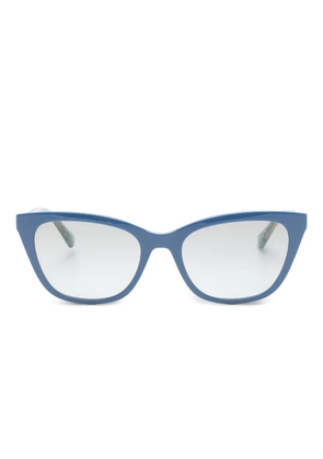 Love Moschino cat-eye glasses - Blue