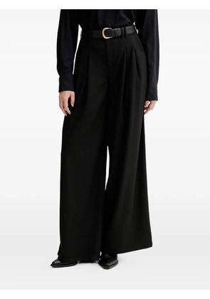 Marc O'Polo pinstripe pleated trousers - Black