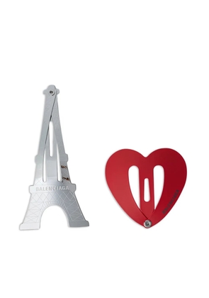 Balenciaga iconic shapes hair clip - Silver