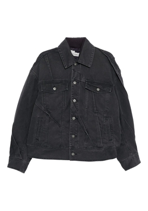 Feng Chen Wang quilted pocket jacket - Purple