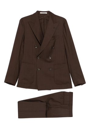 Tagliatore double-breasted suit - Brown