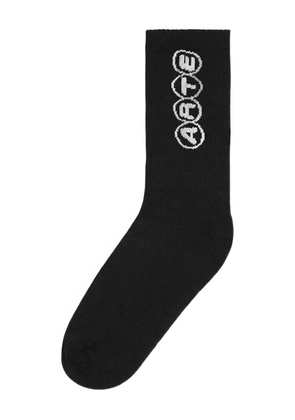 Arte Antwerp logo-plaque socks - Black