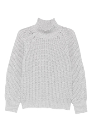 Liviana Conti high-neck sweater - Grey