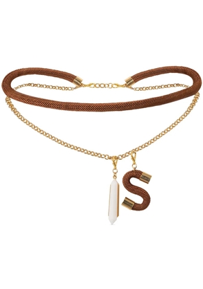 Silvia Tcherassi Mireya belt - Brown