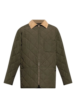 Bally diamond-quilted jacket - Green