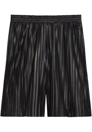 Helmut Lang leather shorts - Black