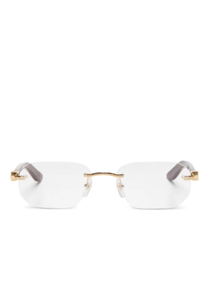 Cartier Eyewear rimless glasses - Gold