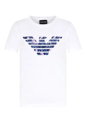 Emporio Armani eagle.graphic T-shirt - White