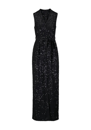 Sachin & Babi Sylvain sequinned maxi dress - Black