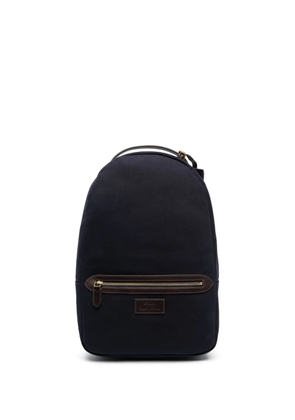 Polo Ralph Lauren logo-patch backpack - Blue