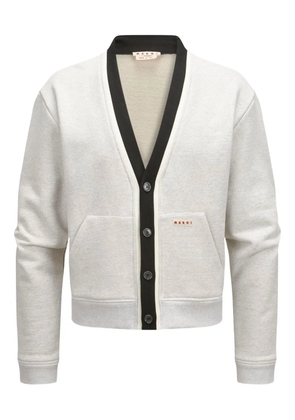 Marni button-front V-neck cardigan - Grey