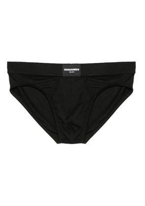 DSQUARED2 logo-label briefs - Black