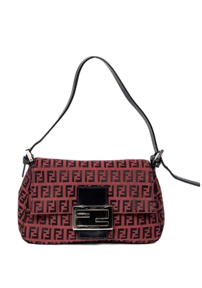 Fendi Pre-Owned FF-print shoulder bag - Red