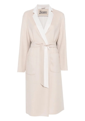 Herno belted coat - Neutrals