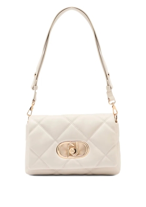 LIU JO LaPuffy logo-plaque shoulder bag - White