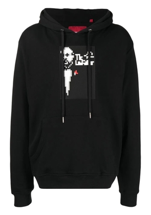 Mostly Heard Rarely Seen 8-Bit Mobstergraphic-print pullover hoodie - Black