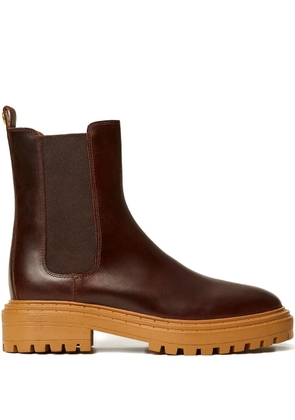 TWINSET 50mm leather Chelsea boots - Brown