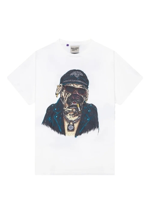 GALLERY DEPT. Oct Biker Dog graphic-print T-shirt - White