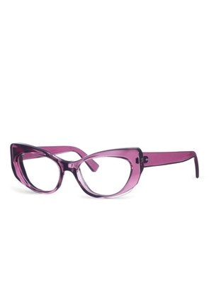 Kirk & Kirk Esme geometric-frame glasses - Purple