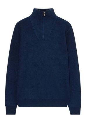 Brooks Brothers half-zip merino wool sweater - Blue