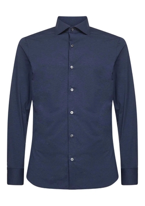 D4.0 buttoned long-sleeve shirt - Blue