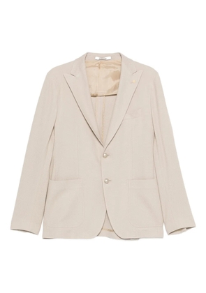 Tagliatore notched-lapel blazer - Neutrals