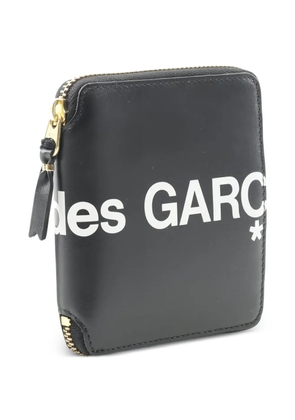 Comme Des Garçons Pre-Owned logo leather wallet - Black