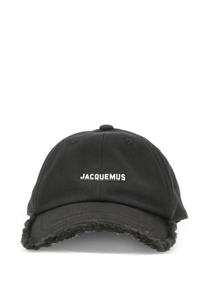 Jacquemus Artichaut frayed baseball cap - Black
