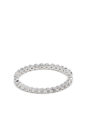 Eshvi crystal eternity band - Silver