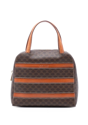 Celine Pre-Owned 1997 Macadam Coated Canvas handbag - Brown