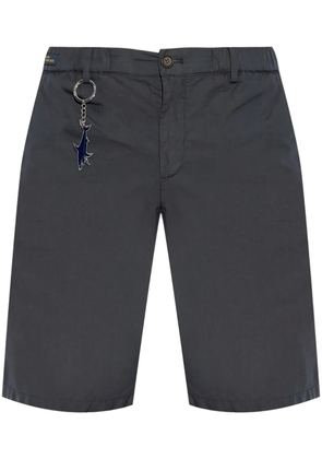 Paul & Shark charm-detail chino shorts - Blue